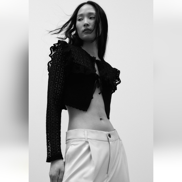 Zara Sweaters - BNWT! Zara combination knit Cardigan